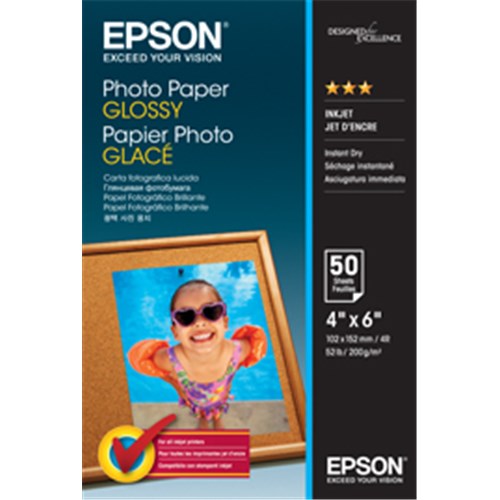 Epson Photo Paper Glossy - 10x15cm - 50 sheets