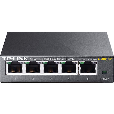 TP-Link TL-SG105E network switch Managed L2 Gigabit Ethernet (10/100/1000) Black
