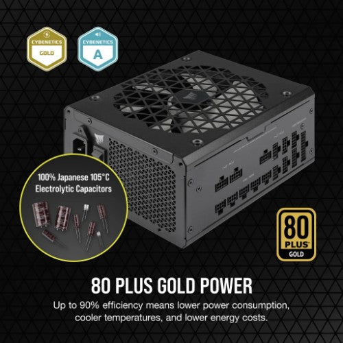 Corsair RM1000x SHIFT power supply unit 1000 W 24-pin ATX ATX Black