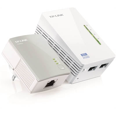 TP-Link TL-WPA4220 KIT PowerLine network adapter 300 Mbit/s Ethernet LAN Wi-Fi White 1 pc(s)