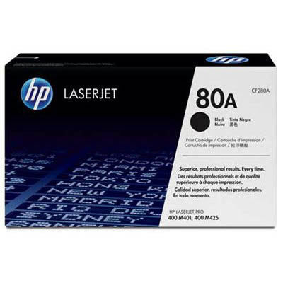 HP 80A Black Original LaserJet Toner Cartridge