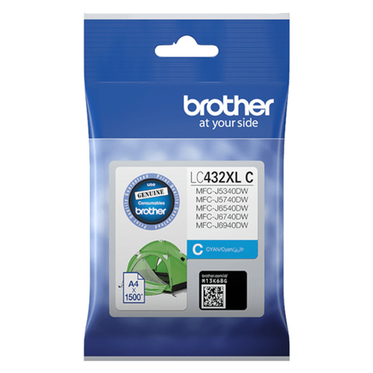 Brother LC432XL Cyan Ink