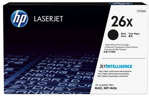 HP 26X High Yield Black Original LaserJet Toner Cartridge