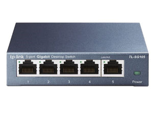 TP-Link TL-SG105 network switch Unmanaged L2 Gigabit Ethernet (10/100/1000) Black