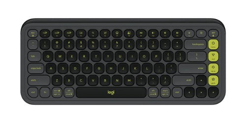 Logitech POP Icon Keys keyboard Universal Bluetooth QWERTY English Graphite, Green