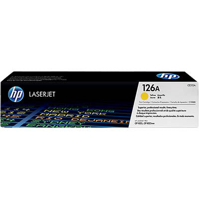 HP 126A Yellow Original LaserJet Toner Cartridge