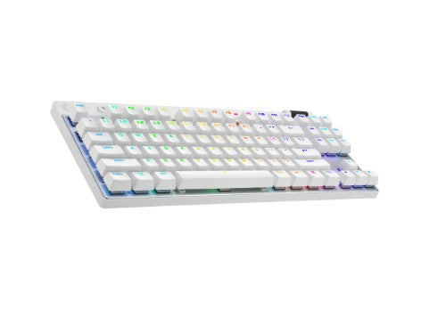 Logitech G 920-012149 keyboard Gaming RF Wireless + Bluetooth QWERTY English White