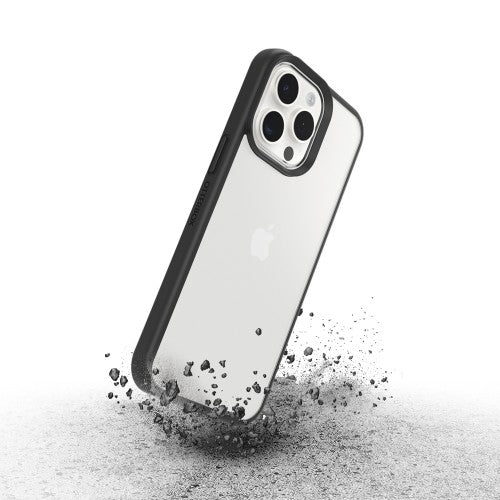 OtterBox React Series for iPhone 15 Pro Max, Black Crystal
