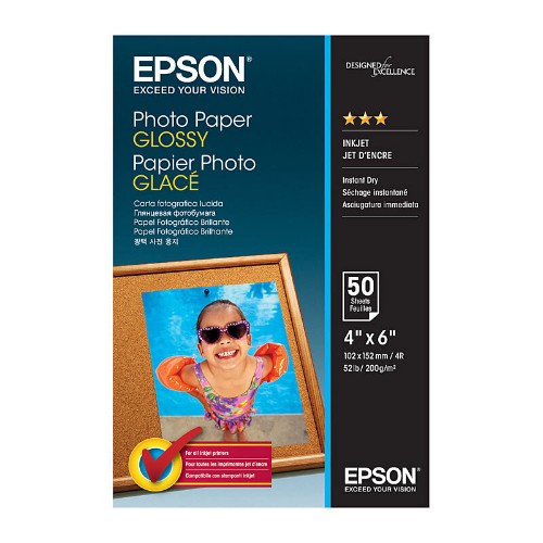 Epson Photo Paper Glossy - 10x15cm - 50 sheets