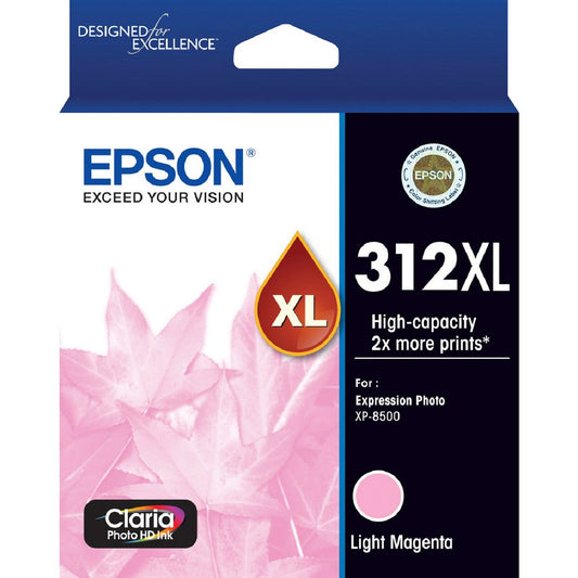 Epson 312XL Photo HD Ink Cartridge Light Magenta