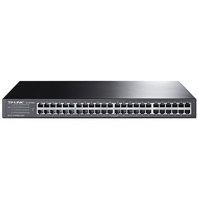 TP-Link TL-SF1048 network switch Unmanaged Fast Ethernet (10/100) 1U Black
