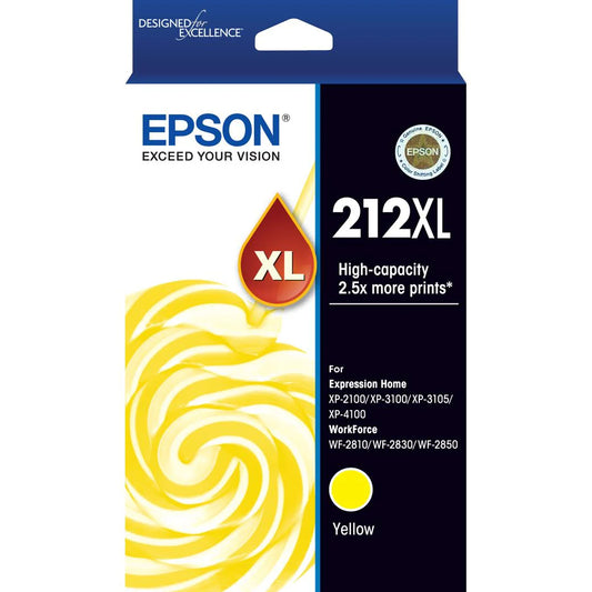 Epson 212XL High Capacity Ink Cartridge (Yellow)