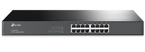 TP-Link TL-SG1016 network switch Unmanaged Gigabit Ethernet (10/100/1000) 1U Black