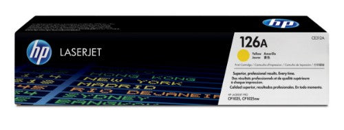 HP 126A Yellow Original LaserJet Toner Cartridge