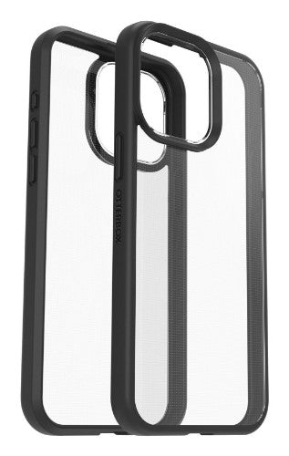 OtterBox React Series for iPhone 15 Pro Max, Black Crystal