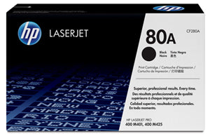 HP 80A Black Original LaserJet Toner Cartridge