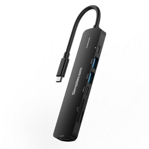 Simplecom CHT570 laptop dock/port replicator Wired USB 3.2 Gen 1 (3.1 Gen 1) Type-C Black