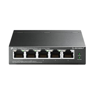 TP-Link TL-SG1005LP network switch Unmanaged Gigabit Ethernet (10/100/1000) Power over Ethernet (PoE) Black