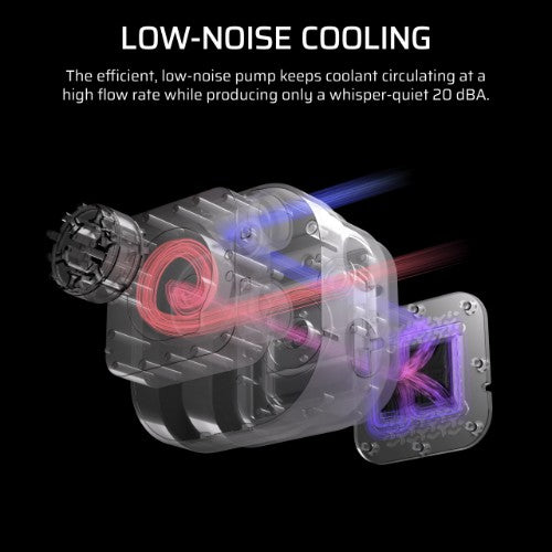 Corsair Nautilus 360 RS ARGB Processor Air cooler Black