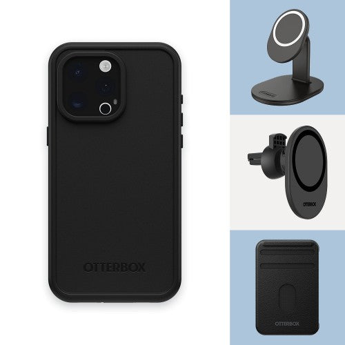 OtterBox Frē Series for iPhone 15 Pro Max, Black