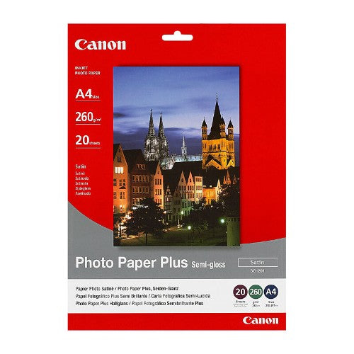 Canon SG-201 Semi-Gloss Photo Paper Plus A4 - 20 Sheets