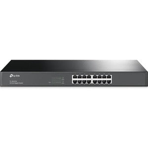 TP-Link TL-SG1016 network switch Unmanaged Gigabit Ethernet (10/100/1000) 1U Black