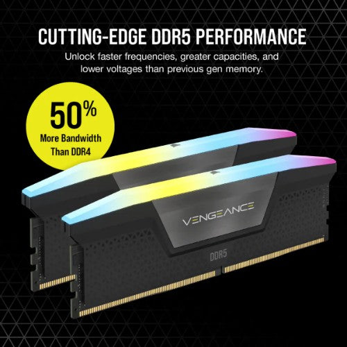 Corsair Vengeance RGB CMH32GX5M2X7200C34 memory module 32 GB 2 x 16 GB DDR5 7200 MHz