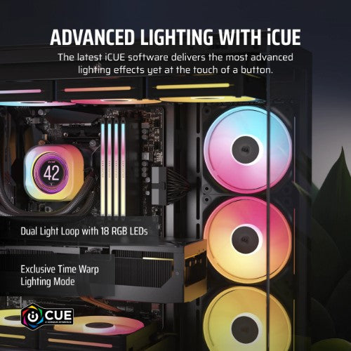 Corsair iCUE LINK LX120-R RGB Computer case Fan 12 cm Black 3 pc(s)