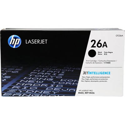 HP 26A Black Original LaserJet Toner Cartridge