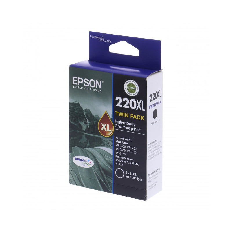 Epson 220XL Black Twin Pack Your Tech Hub