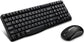 Rapoo X1800S keyboard Mouse included Universal RF Wireless QWERTY English Black