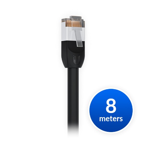 Ubiquiti UACC-CABLE-PATCH-OUTDOOR-8M-BK networking cable Black Cat5e S/UTP (STP)