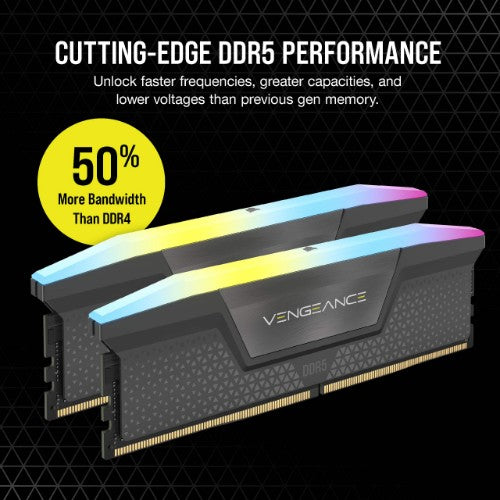 Corsair Vengeance RGB CMH32GX5M2B6400Z32 memory module 32 GB 2 x 16 GB DDR5 6400 MHz