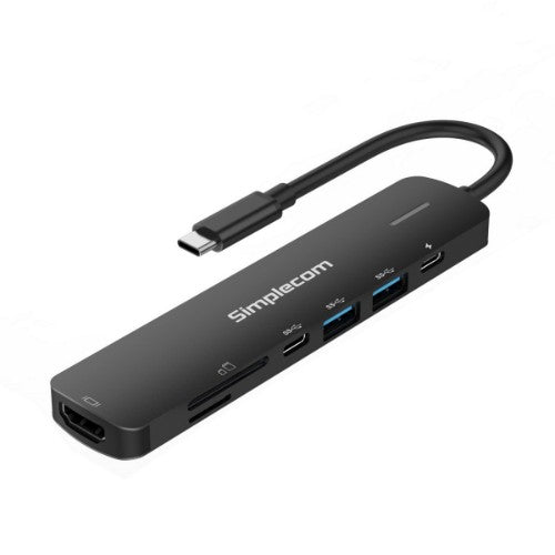 Simplecom CHT570 laptop dock/port replicator Wired USB 3.2 Gen 1 (3.1 Gen 1) Type-C Black