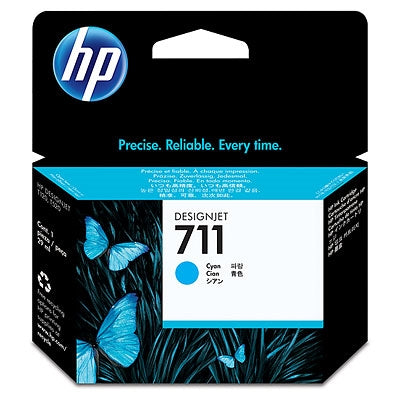 HP 711 29-ml Cyan DesignJet Ink Cartridge