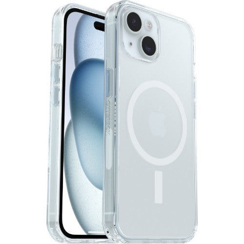 OtterBox Symmetry Clear for MagSafe Series for Apple iPhone 16e/15/14/13, transparent