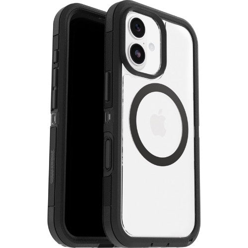 OtterBox Defender Pro XT Clear Series for Apple iPhone 17, transparent/black