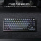 Corsair K65 PLUS WIRELESS 75 % RGB keyboard Gaming RF Wireless + USB QWERTY English Black