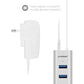 MBeat MB-HUB768 interface hub USB 3.2 Gen 1 (3.1 Gen 1) Type-A 5000 Mbit/s Stainless steel