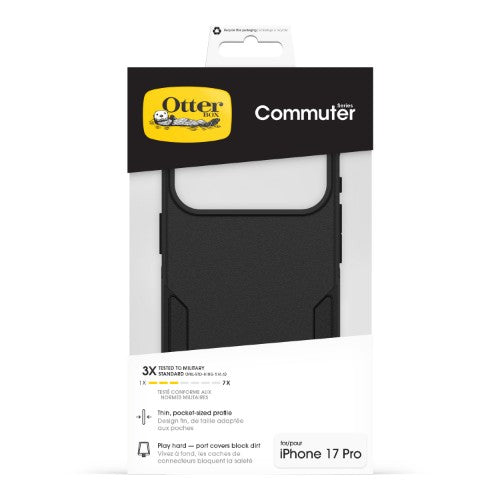 OtterBox Commuter MagSafe Series for Apple iPhone 17 Pro, black