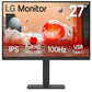 LG 27BA650-B computer monitor 68.6 cm (27") 1920 x 1080 pixels Full HD LCD Black