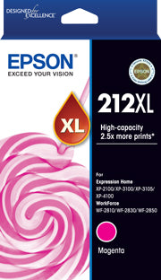 Epson 212XL ink cartridge 1 pc(s) Original High (XL) Yield Magenta
