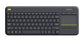 Logitech 920-007165 keyboard TV RF Wireless English Black