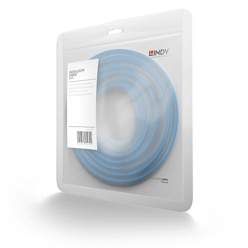 Lindy 2m Cat.6 U/UTP Network Cable, Blue