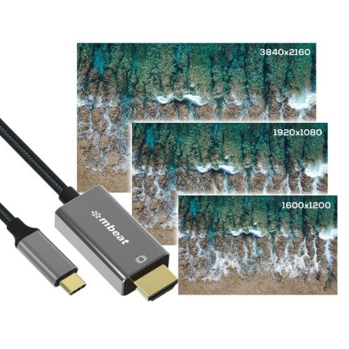 MBeat ToughLink USB C HDMI Aluminium