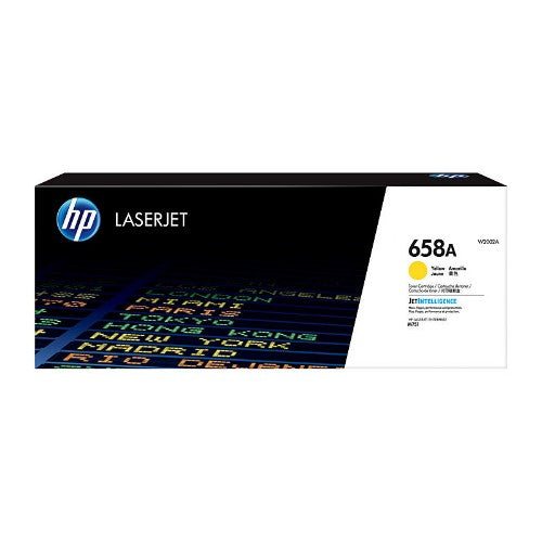 HP 658A Yellow Original LaserJet Toner Cartridge