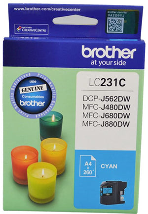Brother LC231C ink cartridge 1 pc(s) Original Cyan