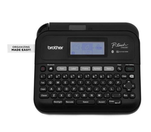 Brother PTD460BT label printer Thermal transfer 180 x 180 DPI 20 mm/sec Wired & Wireless TZe Bluetooth QWERTY