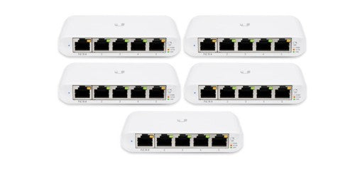 Ubiquiti UniFi Switch Flex Mini (5-pack) Managed Gigabit Ethernet (10/100/1000) Power over Ethernet (PoE) White