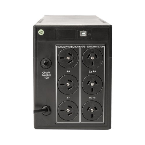 PowerShield Defender 1600VA uninterruptible power supply (UPS) Line-Interactive 1.6 kVA 960 W 6 AC outlet(s)